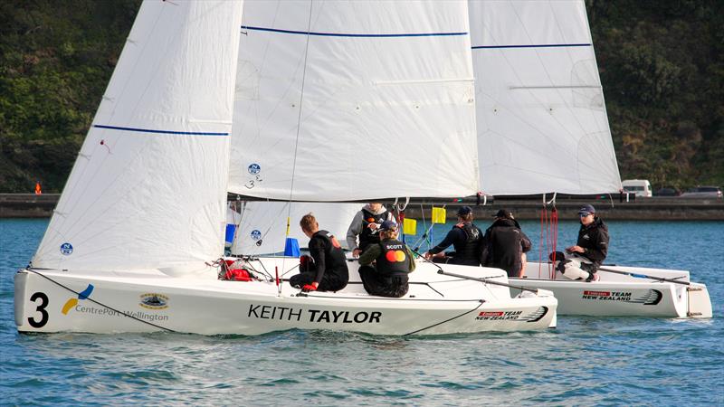 2024 Centreport Youth International Match Racing Championship - Wellington - June 2024   photo copyright Wellington Youth Sailing Trust taken at Worser Bay Boating Club and featuring the Elliott 6m class