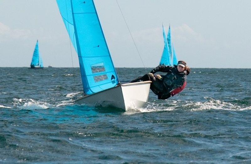 Jeremy and Becca Stephens picking the shifts on day 4 of the Enterprise Nationals at Tenby - photo © Alistair Mackay