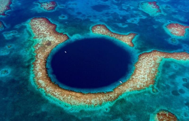 Great Blue Hole is the biggest sea hole in the world - photo © Hill Robinson