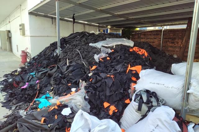 Wetsuit waste - photo © Circular Flow
