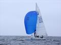 Leading Edge, helmed by Fred Haes, with Will Crooke, Blake Smith and Adrian France as crew, won heat three in the 2025 East Gippsland Etchells Championship © Jeanette Severs