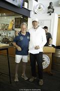 Paul Bucholz presenting John Bertrand AO with the Grand Masters prize - TLC Healthcare Etchells Australasian Summer Championship &copy; Nic Douglass @SailorGirlHQ
