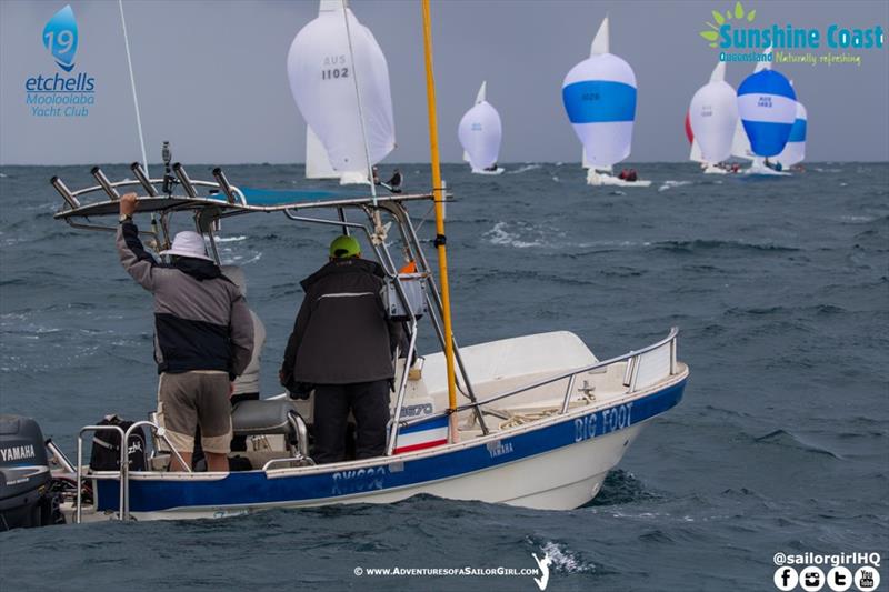 Big day for the volunteers - thank you - Etchells Australasians - photo © Nic Douglass / www.AdventuresofaSailorGirl.com