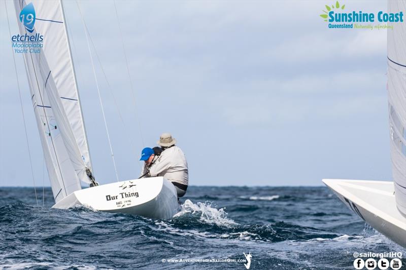 Turton leads on home waters after day one - Etchells Australasians - photo © Nic Douglass / www.AdventuresofaSailorGirl.com