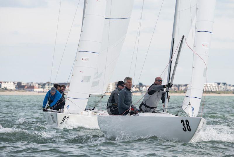 Ante Razmilovic's Swedish Blue - 2022 International Etchells World Championship photo copyright PKC Media taken at Royal Yacht Squadron and featuring the Etchells class