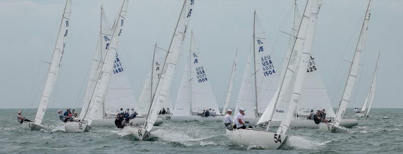 Etchells North American Championship photo copyright Nic Brunk taken at Coral Reef Yacht Club and featuring the Etchells class