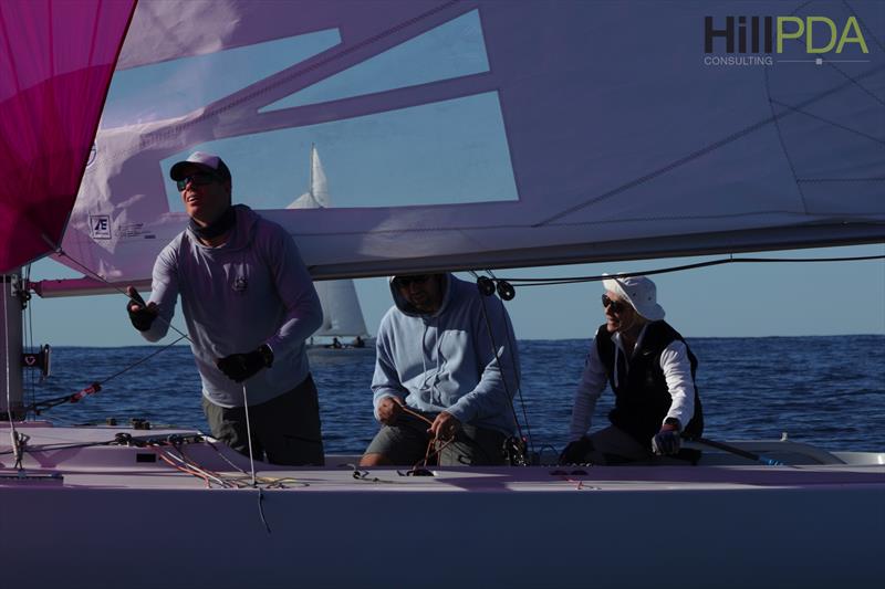 AUS1435 Flying High during the Etchells 2023 Coffs Harbour Championship photo copyright Ethan Broderick Photography taken at Coffs Harbour Yacht Club and featuring the Etchells class