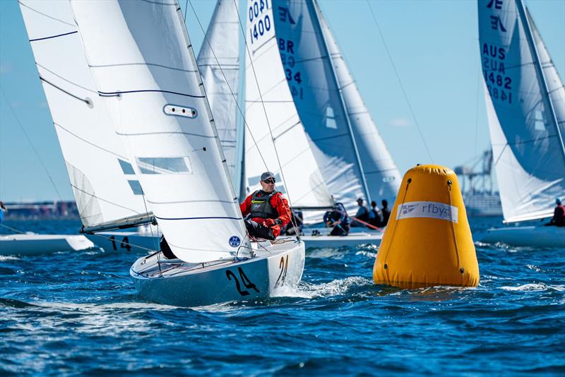 the 2024 Bill Steele Regatta in Fremantle Day 3 photo copyright Jordan Roberts, Down Under Sail taken at Royal Freshwater Bay Yacht Club and featuring the Etchells class