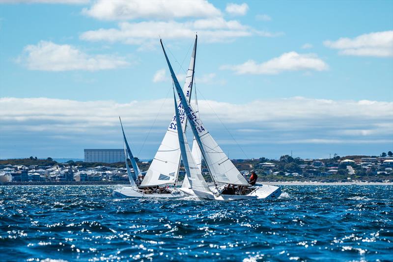 the 2024 Bill Steele Regatta in Fremantle Day 3 photo copyright Jordan Roberts, Down Under Sail taken at Royal Freshwater Bay Yacht Club and featuring the Etchells class