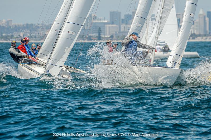 2024 Etchells West Coast Spring Series photo copyright Mark Albertazzi taken at San Diego Yacht Club and featuring the Etchells class