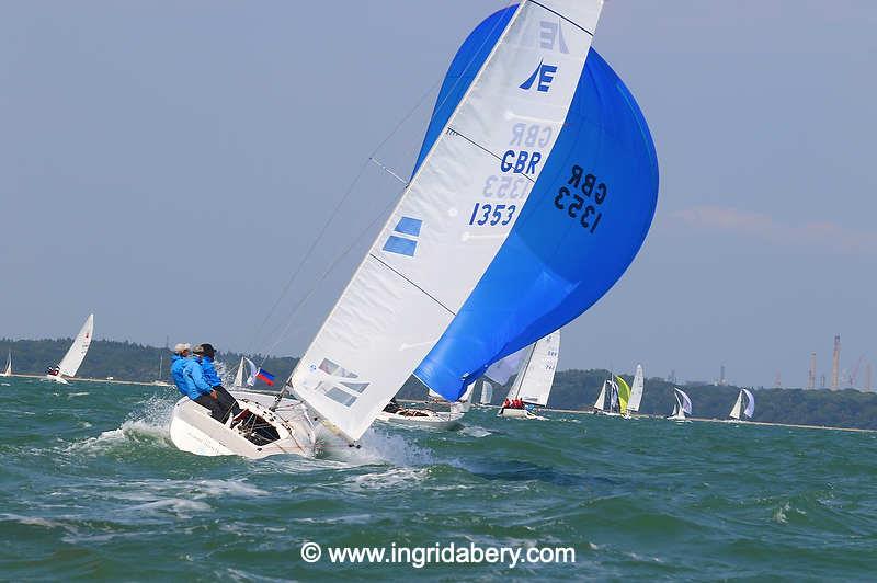 Cowes Week day 7 photo copyright Ingrid Abery / www.ingridabery.com taken at Cowes Combined Clubs and featuring the Etchells class