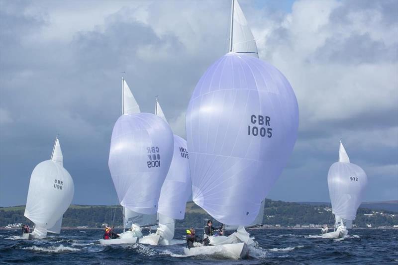 Etchells during the Saturn Sails Largs Regatta Festival 2024 - photo © Marc Turner / www.pfmpictures.co.uk