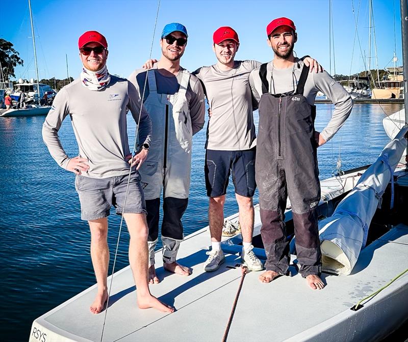 HillPDA's Youth Team for the World Championship 2025 photo copyright Etchells Worlds 2025 taken at Royal Sydney Yacht Squadron and featuring the Etchells class