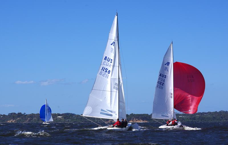 2025 Australian Etchells Championship: New Wave (AUS1158) may be the only all-woman crew contesting the regatta - photo © Jeanette Severs