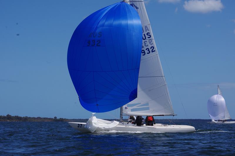 Karabos, AUS932, from Royal Prince Alfred Yacht Club, with Martin Naef (helm), Andrew Herriott, Richard Parker and William Hough on board - photo © Jeanette Severs