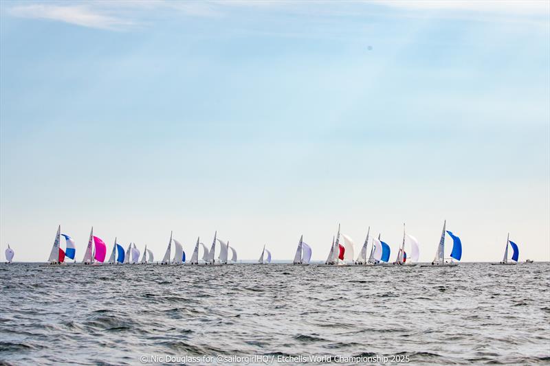 Thick - Etchells World Championship 2025 Day 2 - photo © Nic Douglass @sailorgirlHQ