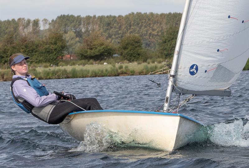 Junior open meeting at Notts County SC photo copyright David Eberlin taken at Notts County Sailing Club and featuring the Europe class