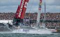 Rockwool Denmark SailGP Team and Red Bull Italy SailGP in action on Race Day 2 of Sail Grand Prix ,  Auckland, New Zealand. - January 2025 © Ricardo Pinto/SailGP