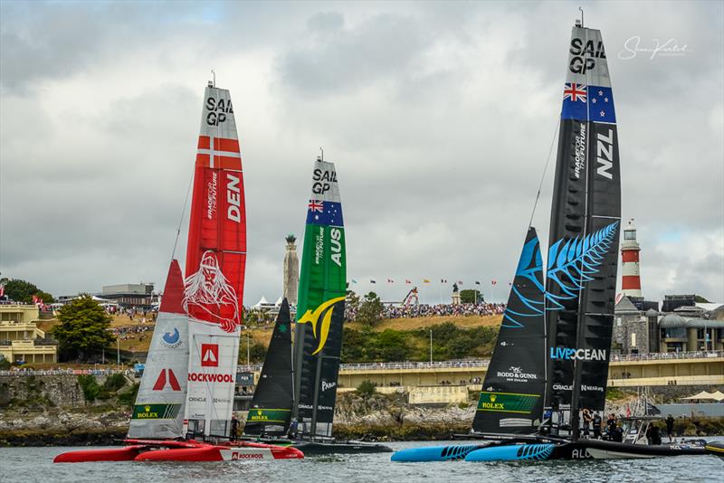 Race Day 2 of the Great Britain Sail Grand Prix in Plymouth - photo © Sam Kurtul / www.worldofthelens.co.uk