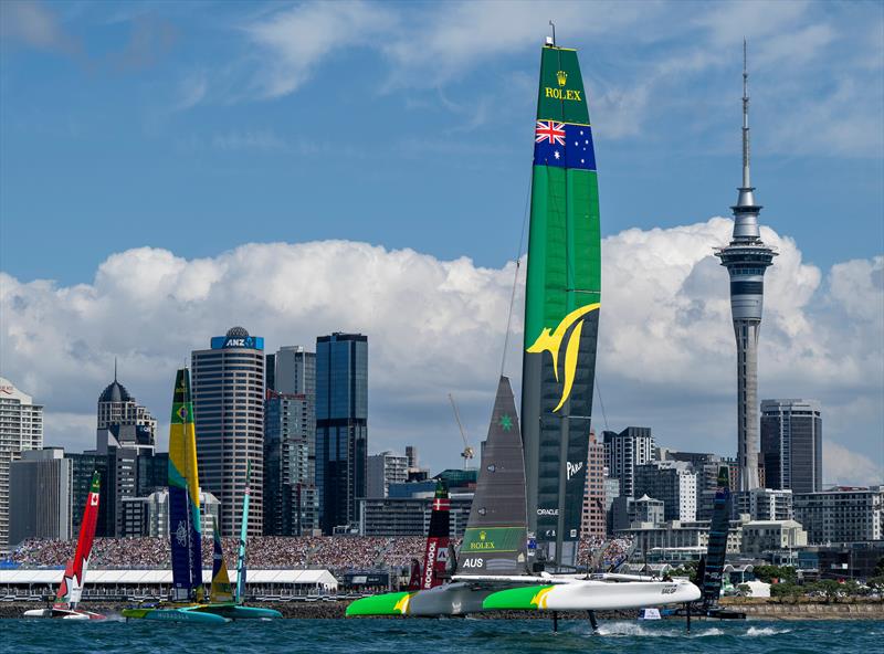 ITM NZ SailGP re-inforced the pulling power of major events and their impact on surrounding businesses in Auckland photo copyright Ricardo Pinto/SailGP taken at Royal New Zealand Yacht Squadron and featuring the F50 class