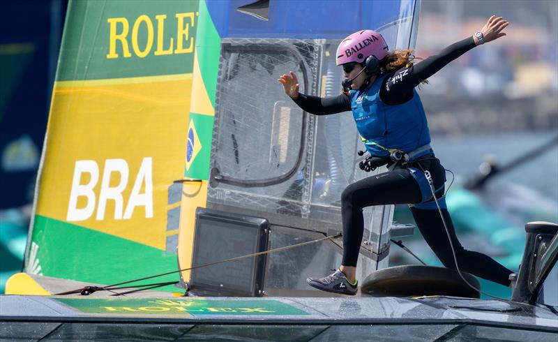 Martine Grael (BRA) - Day 2 Rolex Los Angeles SailGP - March 16, 2025 - photo © Felix Diemer/SailGP