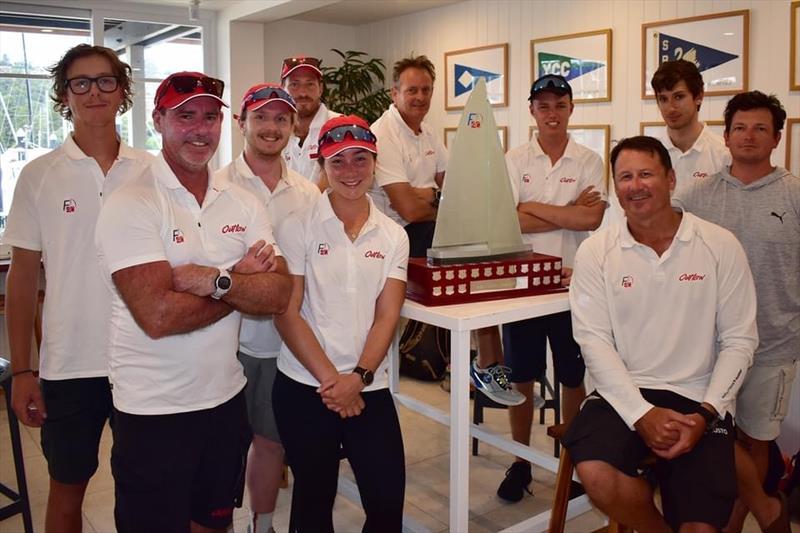 Tom Quick with his prizewinning crew - Farr 40 Nationals - John Calvert-Jones Trophy in Sydney - photo © Farr 40 Australia