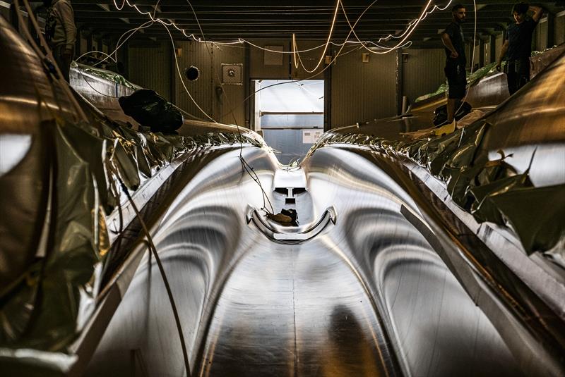 The new 100ft full foiling Ferrari Hypersail project is unveiled - photo © Ferrari Hypersail