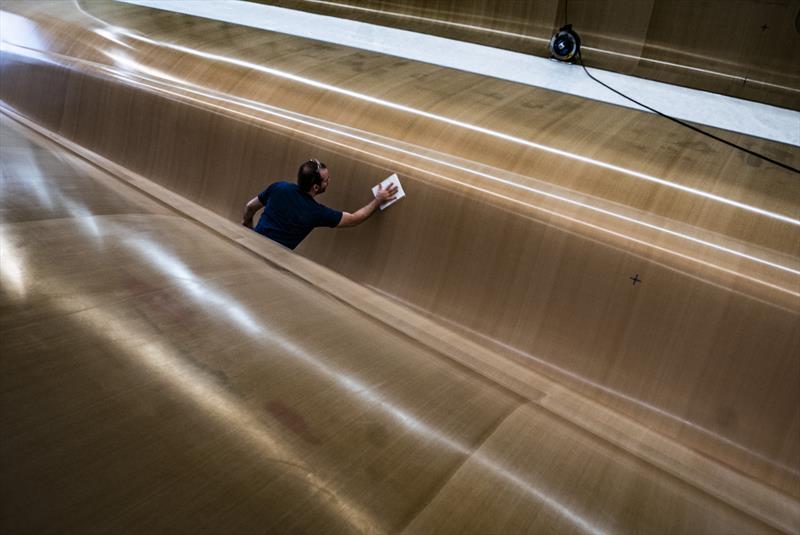 The new 100ft full foiling Ferrari Hypersail project is unveiled - photo © Ferrari Hypersail