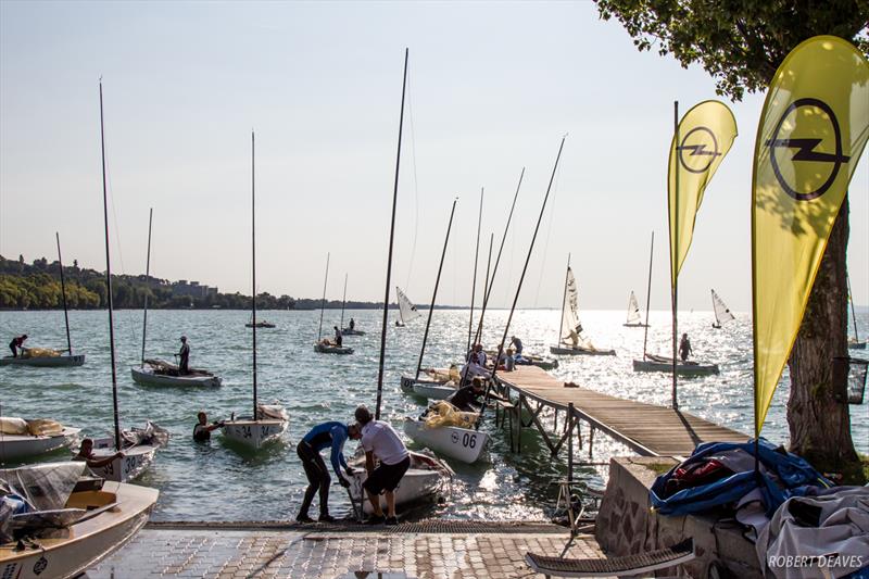 2017 Opel Finn Gold Cup at Lake Balaton photo copyright Robert Deaves taken at Spartacus Sailing Club and featuring the Finn class