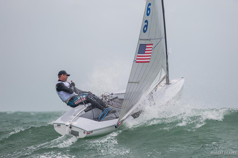 Caleb Paine on day 3 of the Finn Europeans in Cádiz, Spain - photo © Robert Deaves