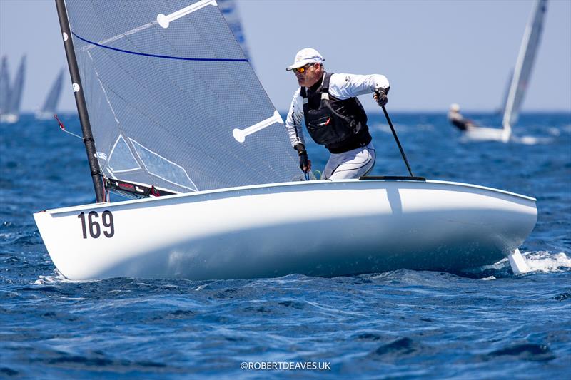 2024 Finn World Masters Day 1: Laurent Hay, FRA  - photo © Robert Deaves / www.robertdeaves.uk