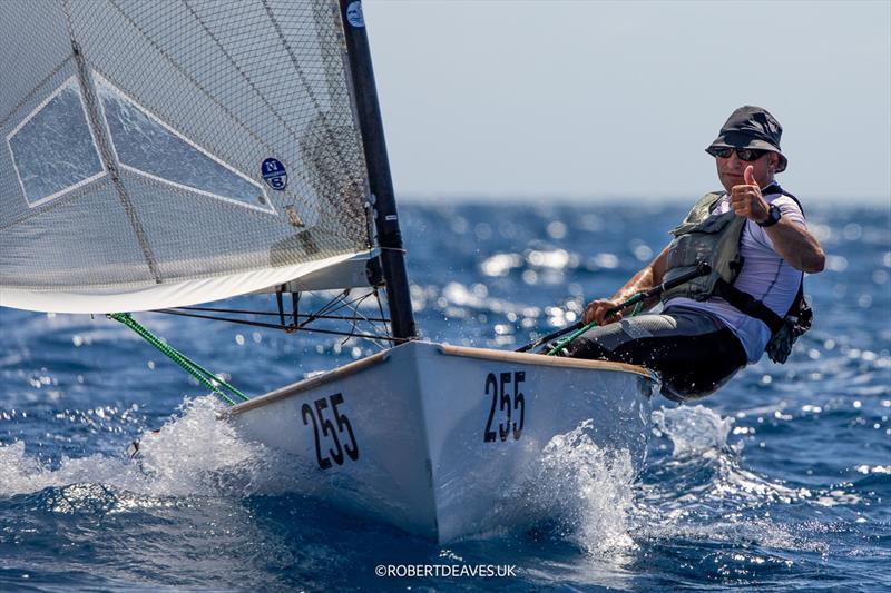 Karel van Hellemond, NED - 2024 Finn World Masters photo copyright Robert Deaves taken at Centro Velico Punta Ala and featuring the Finn class