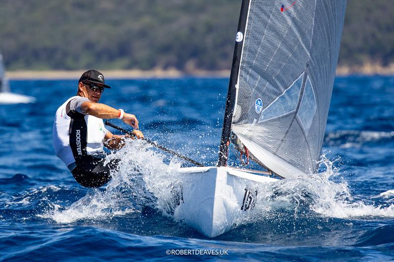 Peter Peet, NED - 2024 Finn World Masters - photo © Robert Deaves