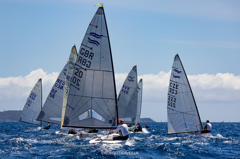 Finn racing photo copyright Robert Deaves / www.robertdeaves.uk taken at Yacht Club de Cannes and featuring the Finn class