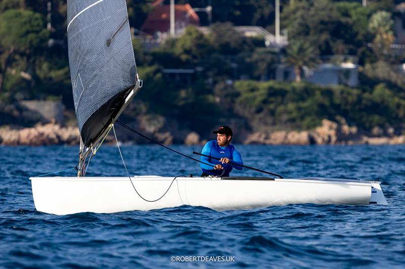 Alessandro Marega (ITA) on day 3 of the 2024 Finn Open European Championship - photo © Robert Deaves / www.robertdeaves.uk