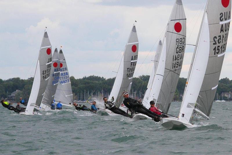 Fireball World Championship at Pointe Claire YC photo copyright Urs Haerdi taken at Pointe Claire Yacht Club and featuring the Fireball class