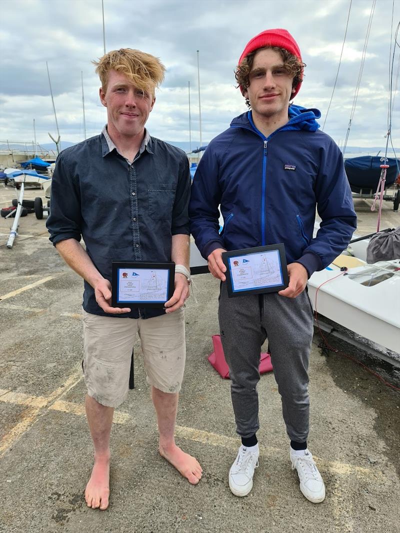 Chris Bateman and Conor Flynn win the Fireball Ulster Championships - photo © Frank Miller