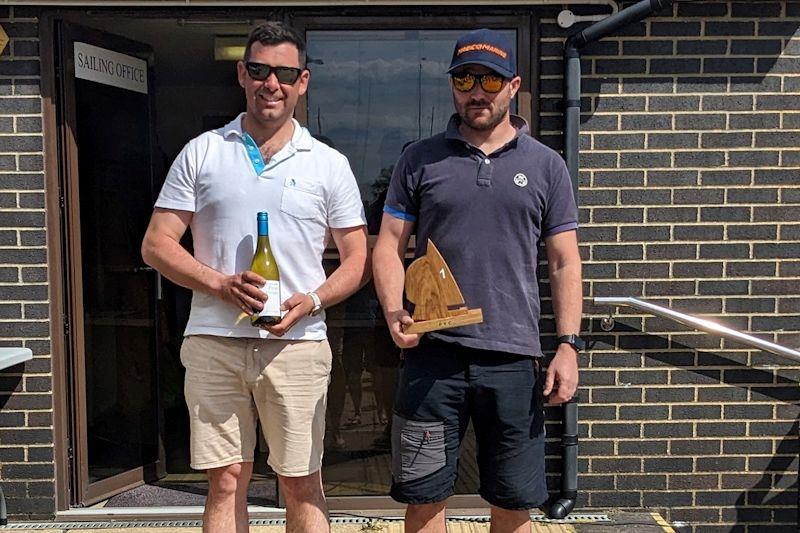 Tom Gillard and Rich Pepperdine win the Fireball Gul Golden Dolphin event at Poole photo copyright Adam Deary taken at Poole Yacht Club and featuring the Fireball class