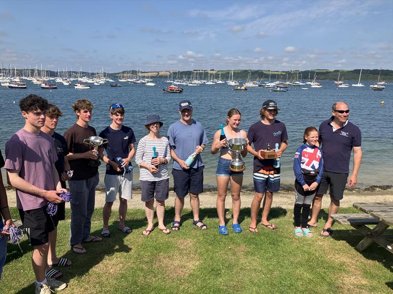 Firefly Nationals at Restronguet Gore Prize Giving photo copyright Frances Davison taken at Restronguet Sailing Club and featuring the Firefly class