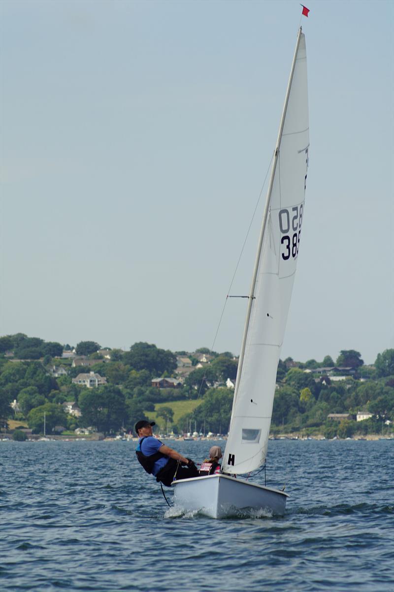 Firefly Nationals at Restronguet - Second Overall, Stuart and Lizzie Hudson photo copyright Frances Davison taken at Restronguet Sailing Club and featuring the Firefly class