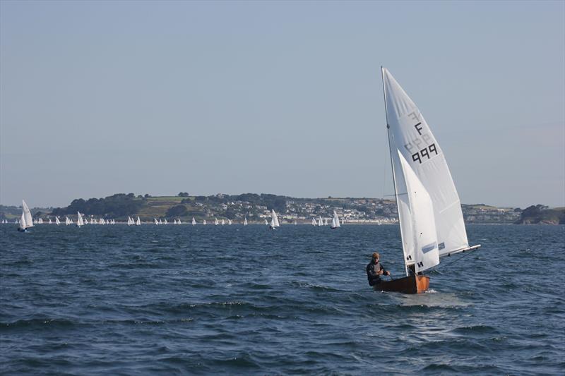 Firefly Nationals at Restronguet - Reigning national Champs Will Pank and Steve Carver embarking on the 'long' sail out for the Gore - photo © Frances Davison