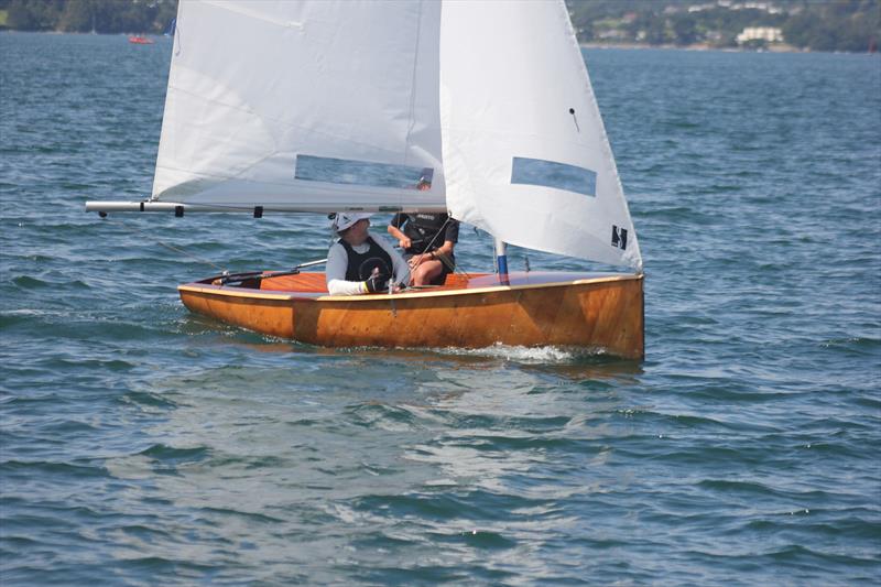 Firefly Nationals at Restronguet - Jono Pank and Helena Lucas whilst winning the crews' race - photo © Frances Davison