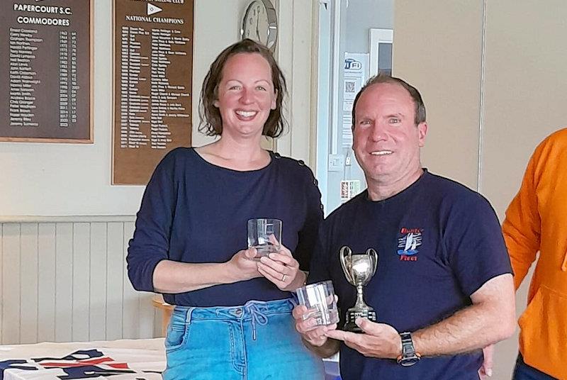 Barney Smith and Alannah Hebbert win the Firefly Craftinsure Vines Series event at Papercourt - photo © John Wilding-Jones