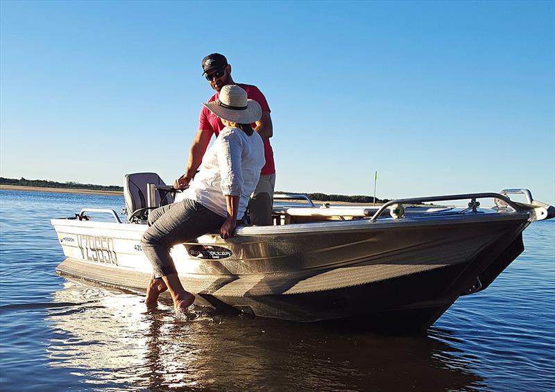 Boat collar stability - photo © Waverider Boats