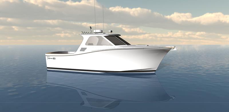 Muscular and purposeful - Tasman80 photo copyright Bury Design taken at  and featuring the Fishing boat class