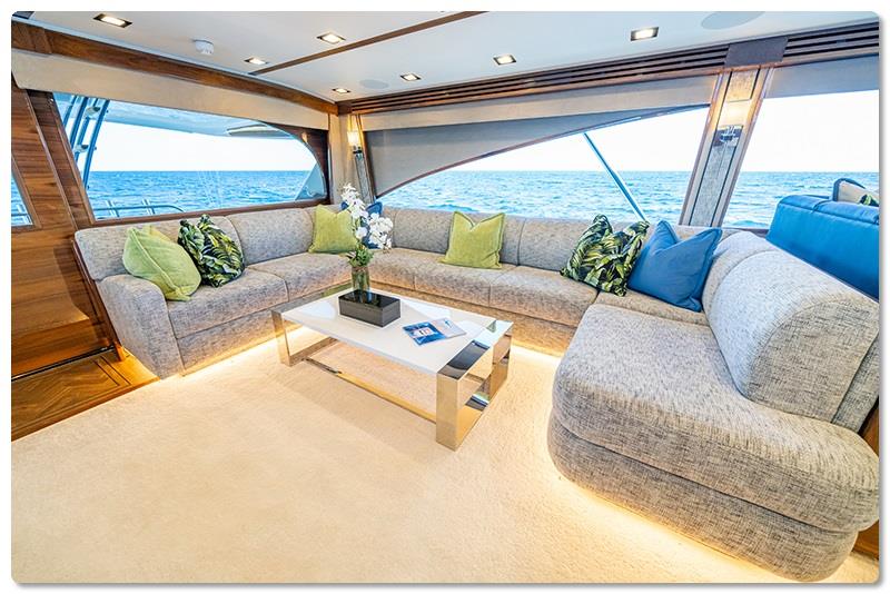 Viking 90 Salon - Inside edition - photo © Viking Yachts