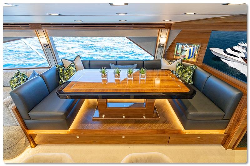 Viking 90 Salon - Inside edition - photo © Viking Yachts