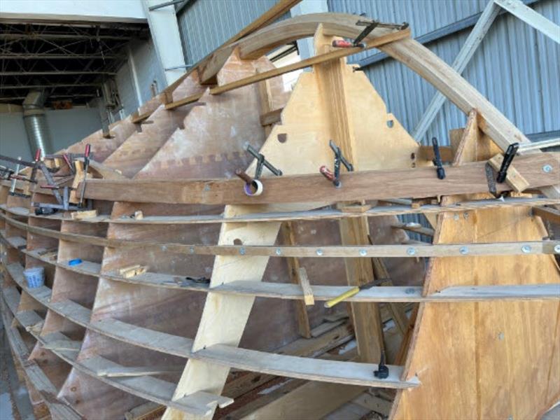 Hull #10 - Port chine in - photo © Michael Rybovich & Sons