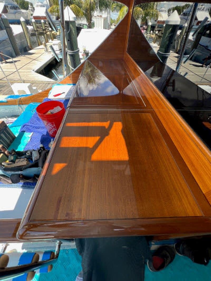 Hull #7 - Cockpit freezer lids - photo © Michael Rybovich & Sons