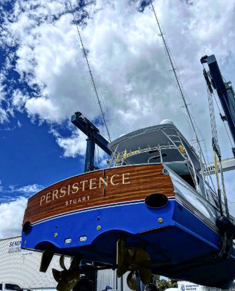 Hull #7 - In the slings - photo © Michael Rybovich & Sons